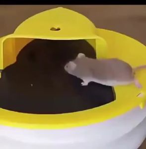 Japan Technology Mouse Trap For Big Rats Rat Trap Bucket Smart mouse trap Plastic cover is automatically reset flip Mouse catcher trap Safe and nontoxic Auto Reset Trap Door Style Bucket