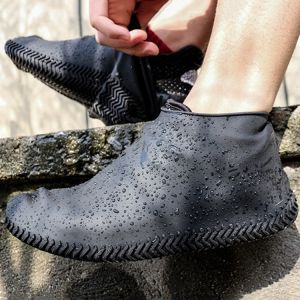 พื้นยางกันลื่น รองเท้ากันน้ำ รองเท้ากันฝน ถุงหุ้มรองเท้า ถุงคลุมรองเท้ากันน้ำ Shoes Cover กันน้ำกันฝนกันกันสกปรก ซิลิโคนคลุมรองเท้า