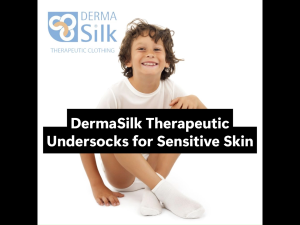Dermasilk Child Undersocks | Indoor Socks (2 pairs) for Eczema Dermatitis Contact Allergy Wet Wrap | Antimicrobial Breathable | Protection | Soft Comfortable