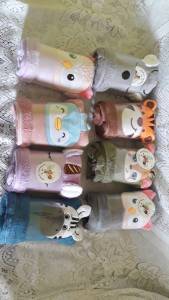 Handuk Mikrofiber Sarang Lebah Bordir Hewan Lucu Ukuran 50x100 - COD- FREEONGKIR