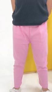 Legging Anak Soya Smilee Warna BabyPink Size 1-5 Tahun