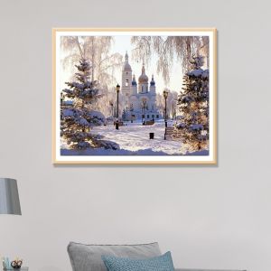 DIY landscape woods 5D full diamond painting suitable for adults and children for bedroom wall decoration30x40cm/40x50cm [PL]