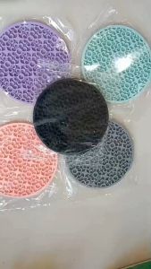 WallyShop ที่รองแก้ว ที่รองแก้วซิลิโคน ลายดอกไม้ ที่ซับน้ำรองแก้ว ที่รองแก้วมินิมอล ร้านไทย สินค้าพร้อมส่ง