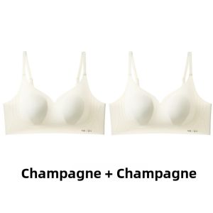 MiiOW | Invisible Wireless Bra Womens Anti-Sagging Slimming Gathered Underwear No Side Breast Collection Steel Ring Free Adjustable Straps