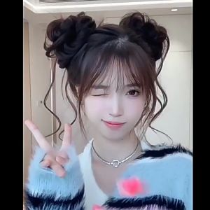 KeraSys ห้องซื้อแฮร์พีชดังโงะ ผมดังโงะ แบบยางรัด ผมบัน จัดทรงได้ แฮร์พีช วิกผมดังโงะ วิกผมม้วน ปริมาณ 30 หมาย นับ 1 ชุด