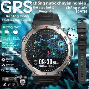 Đồng Hồ Thông Minh T-Rex 3 GPS 10 ATM Chống Nước Hai Băng Tần GNSS La Bàn 500mAh Vòng Đeo Tay Thông Minh Thể Thao Quân Sự Dành Cho Nam Giới