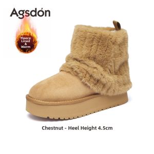 Agsdon l Warm & Thick Womens Winter Snow Boots