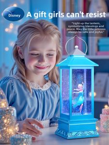 Disney | Elsa Princess Crystal Ball Music Box Birthday Gift for Girls Age 5  Simulation Role-playing Toys Frozen Theme