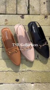 TSR - Sandal Mules Wanita IRRA Heels Hak 3cm Terbaru