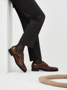 Truffaut | Hand-painted Goodyear-welted Business Retro Leather Mens Shoes