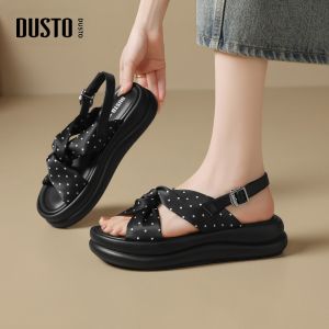 DUSTO | Leisure Dots Pattern Sandals Thick Soft Bottom