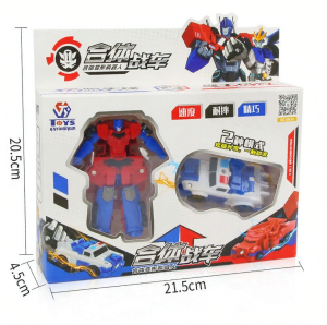 Transformable Magnetic Combination Cool Robot Model Car Educational Toy