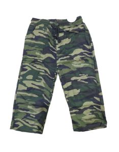 Seluar 3 Suku Corak Askar Lady Camouflage 3 Quarter Pant 女装迷彩七分休闲裤