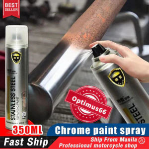 10 years No Rust Chrome paint spray Cat Semprot Chrome 350ml Chrome Spray Pain Warna Chrome Krum Stainless Automotive Metallic Paint Chrome