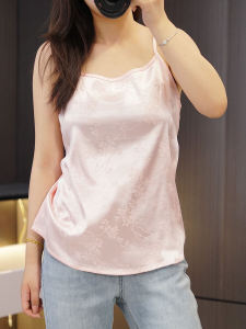 2024 New Arrival National Style Jacquard Plus Size Small Sling Summer 100.00kg Plus Size Ladies New Chinese Style Slimming Inner Vest