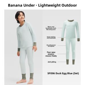 Beneunder | Warm Childrens Autumn Clothing Set A-Class Fleece Underwear