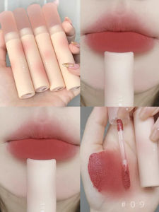 JudydoLL Orange Cotton Candy Lip Cream Matte Non-Stick Cup Peach Oolong Tea Apricot Color Water Mist Lip Glaze Long Lasting