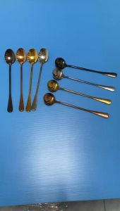 [พร้อมส่งจากไทย]ช้อนคนด้ามยาว ช้อนน้ำหวาน ช้อนด้ามยาว ช้อนชงกาแฟ ช้อนผสมชานมด้ามยาว ช้อนน้ำชง ช้อนสแตนเลส  ช้อนชงนม stainless steel stirring spoon