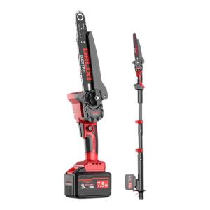 DELIXI Electric | Battery-Powered Extendable High-Reach Tree Pruning Saw