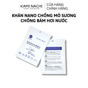 Khăn nano lau kính chính hãng loại đặc biệt KAMI NACHI - Chống bám hơi nước chống mờ sương cho kính