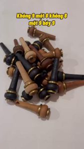 (Loại phổ thông) Nỏ Gỗ Cẩm 2 vòng đồng vàng dày đẹp có 2 màu Đen và màu Gỗ