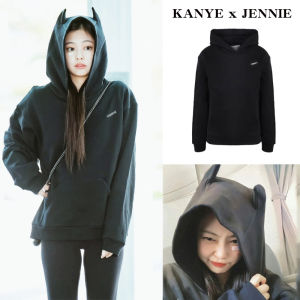 Gold Jennie Hooded Sweatshirt Fleece Lined Womens Jacket Devilish Style Solid Color Streetwear Comfortable Fit Long Sleeve