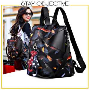 Anti Theft Series Woman Backpack Wanita Beg Galas Perempuan Bag Belakang Handbag Suitcase Women Bagpack School Sling 01