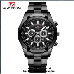 Jam Tangan Pria VAVA VOOM 2382 Termurah Millenial Watch Baja Tanggal Tahan air