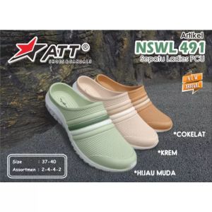 COD Sandal Selop Terkini buat wanita Slip On ATT NSWL 491