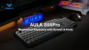 AULA | AULA S98pro Bàn Phím Cơ Tùy Chỉnh Đèn Nền RGB Không Dây Hot Swap Gasket Cấu Trúc 3 Chế Độ Cho PC Gaming Máy Tính Để Bàn Máy Tính Xách Tay