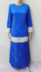 Baju Kurung Moden ZINNIA Cotton Brocade (KM26022) BBStml