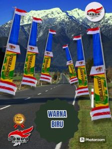 bendera umbul umbul bandir dirgahayu 3 meter kualitas terbaik dan termurah