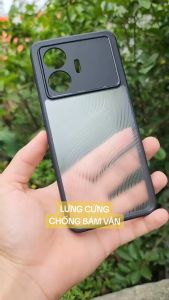 Ốp lưng Mờ CHỐNG Ố Realme GT7 Realme GT 7T Realme GT Neo 6 SE/ GT Neo 6 Viền Dẻo TPU Đen Lưng Cứng Phủ Mờ Sương Chống Bám Vân Tay Chống Ố Vàng Có Gờ Bảo vệ camera.
