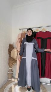 Turkey Abaya Maxy M L XL Crinkle Air Flow