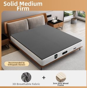HAOZHU | Waist and Spine Support Mattress Topper for Soft Bed Hardening