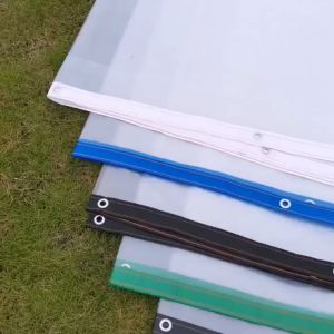 makapal 15 years will not break Transparent Trapal Waterproof Tarpaulin with Eyelet Send rope sunscreen rainproof 4/3/2/1M*6/4/2M 13ft*19.5ft balcony truck heavy duty original pang tricycle luna clear plastic for per yard pvc lona white sakolin cover