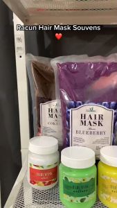 BPOM hair mask 1 LITER MASKER RAMBUT salon hotel spa 1kg 1liter merek souvens BPOM