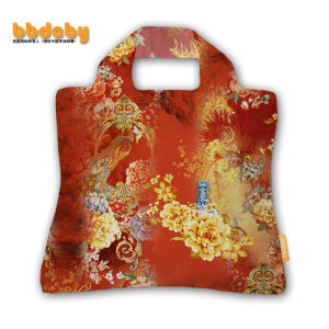 Foldable Eco-Friendly Shopping Bag Large Capacity Travel Storage Bag Single Shoulder Bag Portable Vegetable Buying Bag