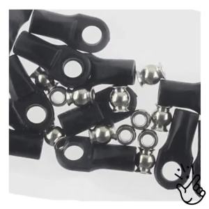 12pcs Rod Ends with Hollow Balls Ball Joint 5347 for Traxxas Bandit Rustler Stampede Slash 2WD Drag Slash Revo Summit Parts