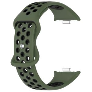Dây Đeo Thể Thao Silicon Cho Redmi Watch 5/6/4 Xiaomi Mi Band 9 Pro/8 Pro Dây Đeo Tay Thoáng Khí Phụ Kiện Đồng Hồ Thông Minh Tương Thích