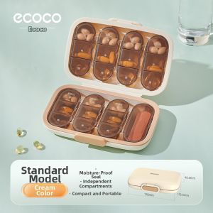 ecoco | 7 Day Pill Organizer Medicine Dispenser