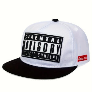 Trendy flat edged baseball cap couple style ADV cap trendy offset printed street cap letter sunshade cap