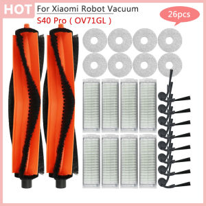 For Xiaomi Robot Vacuum S40 Pro / OV71GL Vacuum Cleaner Parts Main Side Brush Hepa Filter Mop Rag Cloth Household Accessories