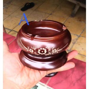 asbak kaki kayu jati