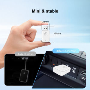 Wireless CarPlay Android Auto Adapter for Factory Wired Car Wireless CarPlay & Android auto 2 in 1