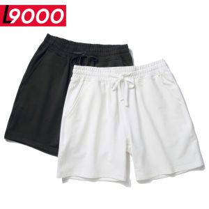 Knitting White Short Pants Four Points Sports Shorts Summer Men Running Fitness Squat American Three Points Four Points Pants Two