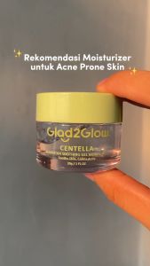 Glad2Glow Centella Allantoin Soothing Gel Moisturizer Menenangkan Kulit Berjerawat & Kemerahan