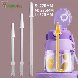 YESPERY Hot Recently Big Fat Cup Water Bottle Special Straw Accessories Water Bottle Straw Direct Drinking Food Grade Silicone