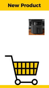 Kris 3L Air Fryer Digital Screen Touch Black Alat Penggoreng Tanpa Minyak Airfryer Hitam 800w Rak Dapat Dilepas Pasang