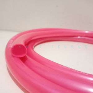 Selang Air 5 Meter 1/2 Inch 1 MM Selang Air Elastis Dop Selang Air Warna Pink Selang Air Karet Selang Murah